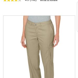 Dickies womens cargo tactical work or dress pants